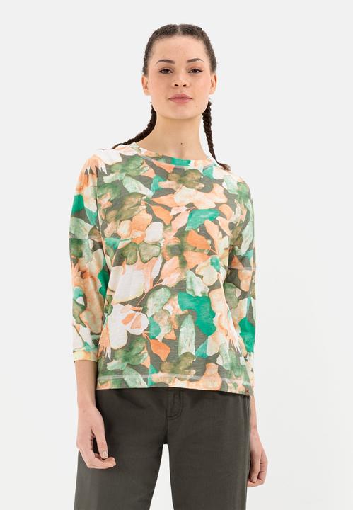 Actual product image Camel Active T-shirt with all-over print in organic cotton (M)