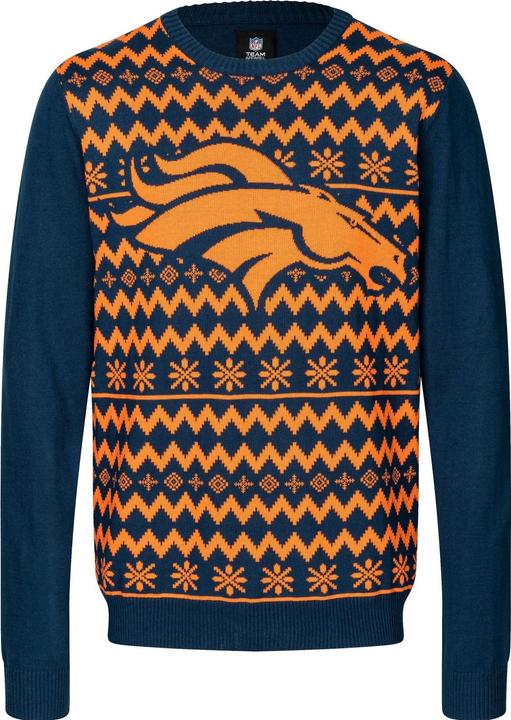 Foco NFL Winter Sweater XMAS Strick Pullover Denver Broncos - M (M)