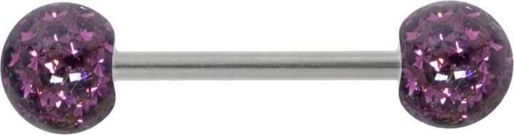 Bijouteria Brustpiercing (Epoxiharz, Kristall, Chirurgenstahl 316L)