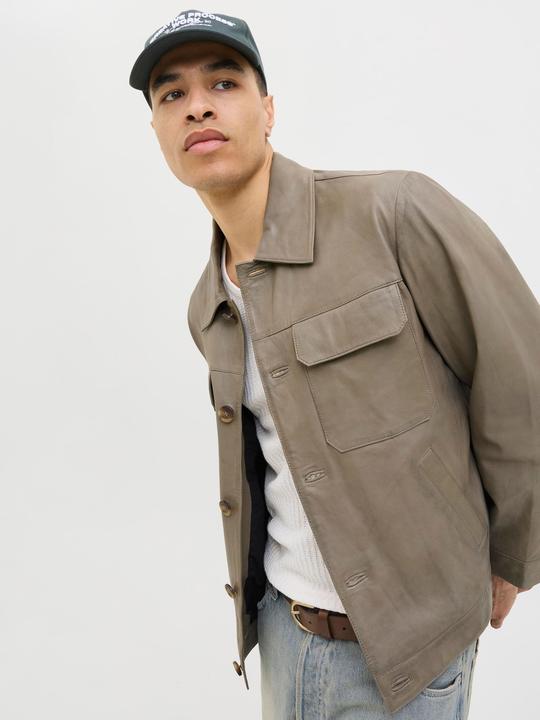 Actual product image Jack & Jones Lederjacke Lederjacke (S)