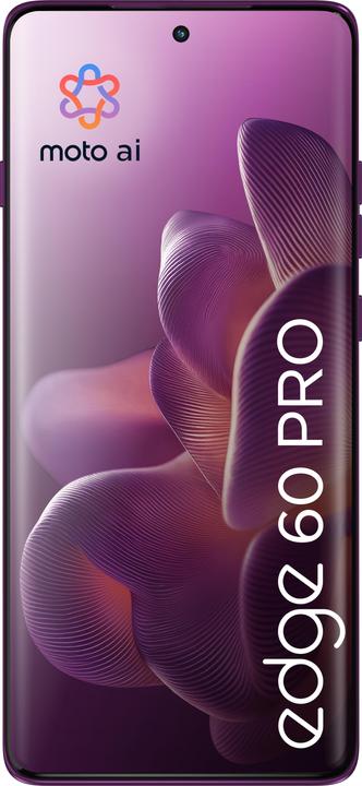 Actual product image Motorola Edge 60 Pro (512 GB, Pantone Sparkling Grape, 6.67", Dual SIM, 50 Mpx, 5G)