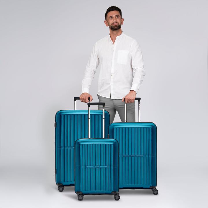 Image du produit Pactastic Collection 01 Set de valises à 4 roulettes 3pcs avec soufflet extensible (221 l, XL (à partir de 115l))