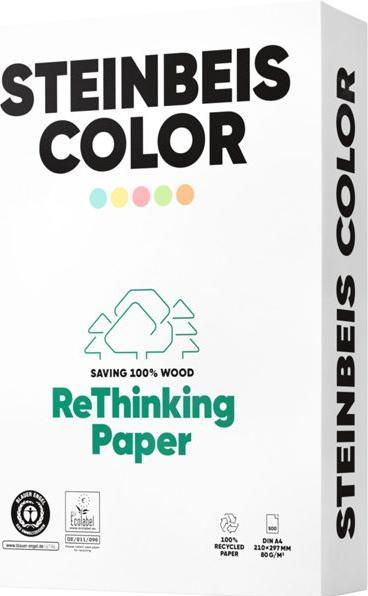 Produktbild Steinbeis Magic Colour blau Recyclingpapier A 4 80 g 500 Bl. (80 g/m², 500 x, A4)