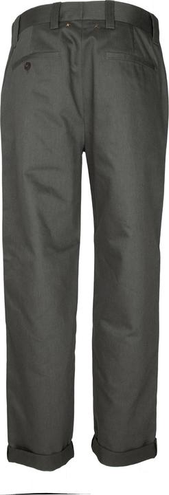Actual product image Golden Goose cotton blend trousers colour: army green (50)