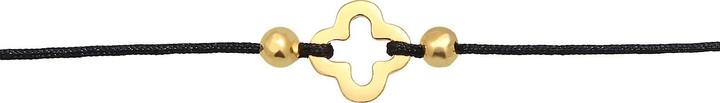 Immagine prodotto Elli Collana Choker Nylon Shamrock Luck Bead Argento 925 (Nylon, Argento 925, Nessuna pietra preziosa, 36 cm)