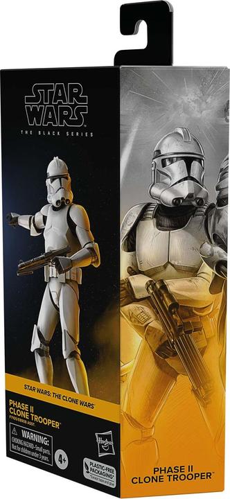 Produktbild Hasbro Star Wars: The Clone Wars Black Series figurine Phase II Clone Trooper