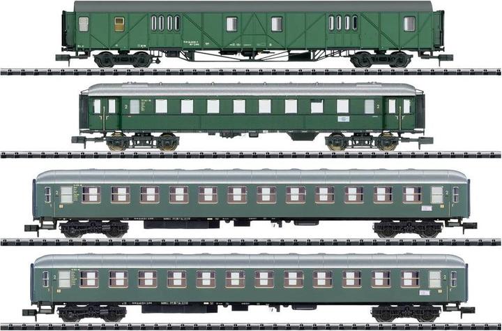 MiniTrix 18714 N 4er-Set Personenwagen des BEM (Spur VI)