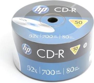 Produktbild HP CD-R 80Min/700MB/52x Bulk Pack (50 Disc) (CRE00070) (50 x)