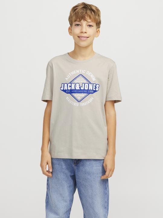 Actual product image Jack & Jones JJELOGO TEE SS ONECK 2COL 24/25 NOOS JNR (164)
