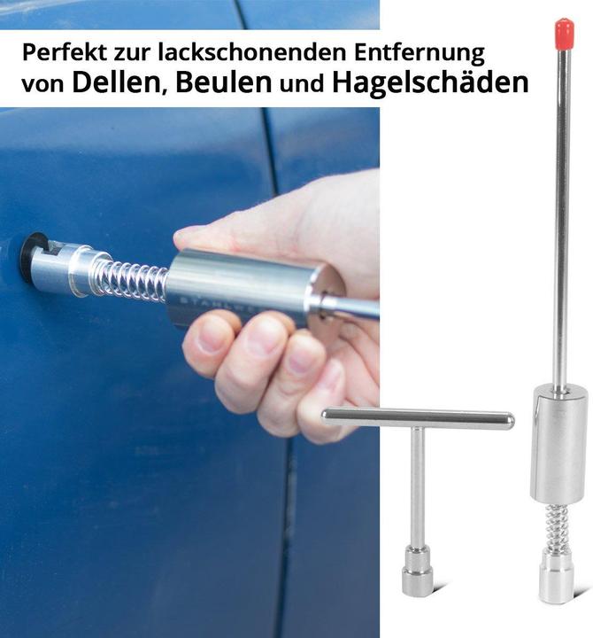 Image du produit Stahlwerk Kit de débosselage 83 pièces pour réparation de voiture smart