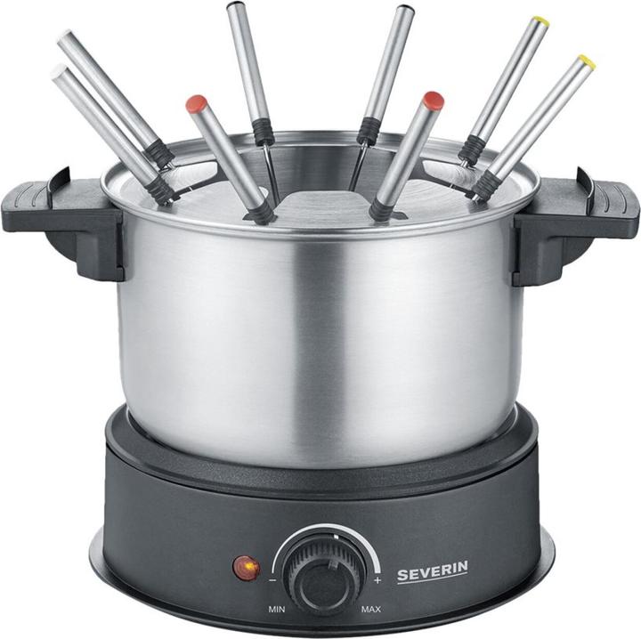 Severin FO 2470 (Fondue al cioccolato, Fondue di formaggio, Fondue Chinoise, Fonduta Bourguignonne)