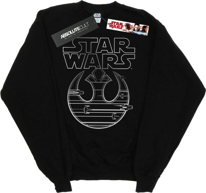 Star Wars The Last Jedi Resistance Logo Metallic Sweatshirt (S)