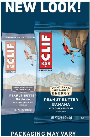 Immagine prodotto Clif Bar Barretta energetica (Banana, Cioccolato fondente, Burro di Arachidi, 12 pz., 816 g)