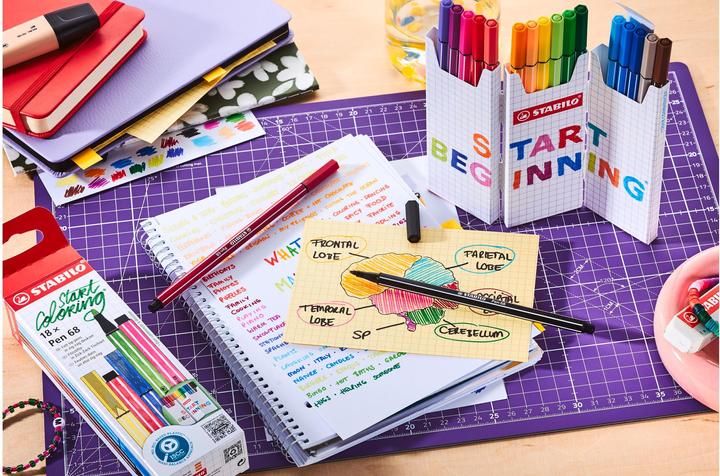 Immagine prodotto STABILO Pen 68 (Multicolore, 18 x)
