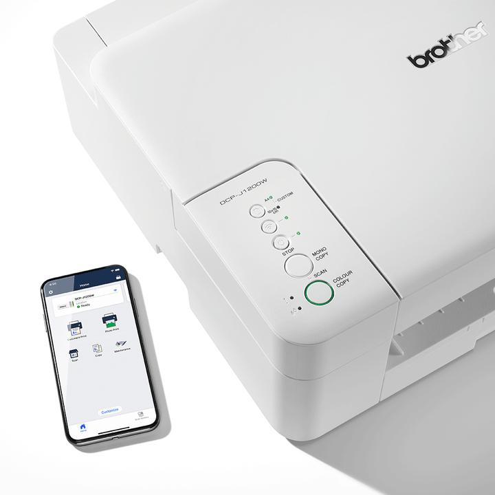 Actual product image Brother DCP-J1200WE (Ink, Colour)