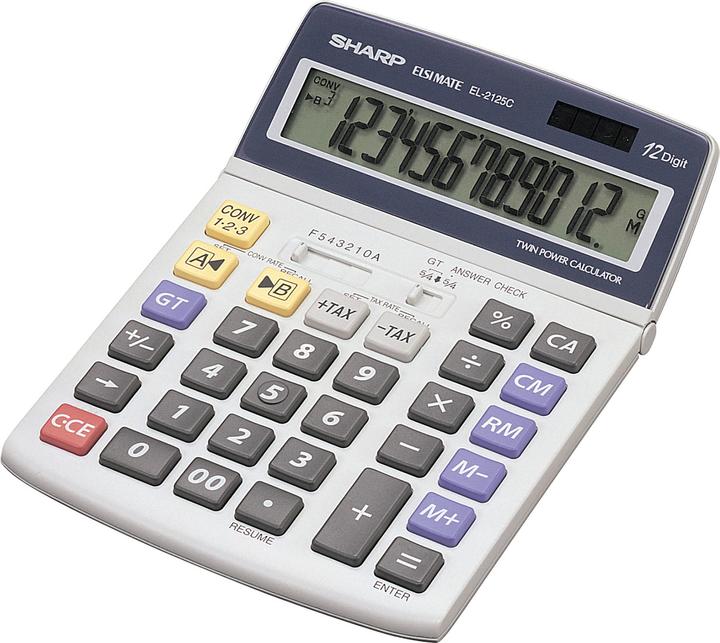 Actual product image Sharp El-2125c (Batteries, Solar cells)