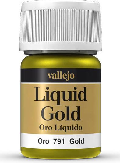 Actual product image Vallejo Liquid Gold - Gold (70,791)