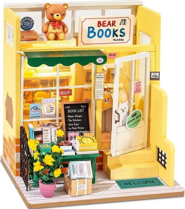 Produktbild Robotime Modellbausatz 'Mind-find Bookstore'