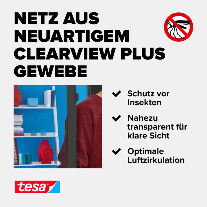 Nährwerte und Zutaten tesa Insektenschutz Alu COMFORT für Türen, XL Insektengitter (120 x 240 cm)