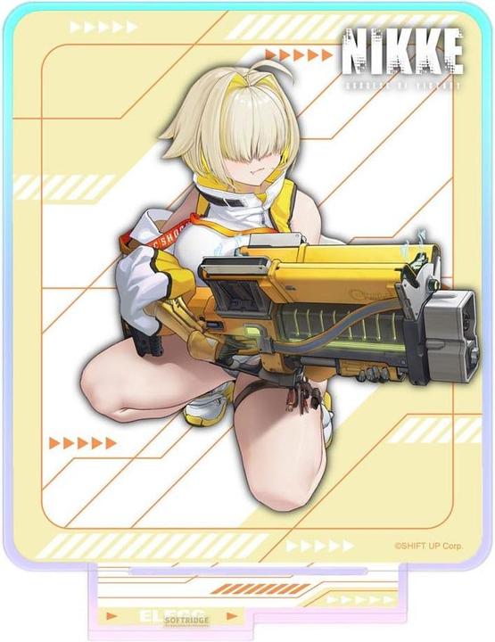 Image du produit Sakami Goddess of Victory: Nikke Crouching Series Acryl Stand Elegg Holographic 14 cm