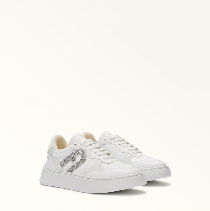 Actual product image Furla leather sneakers white color (37)