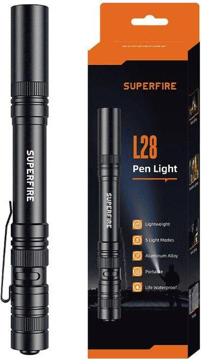 Produktbild Superfire Flashlight L28, 121lm (1.50 cm, 121 lm)