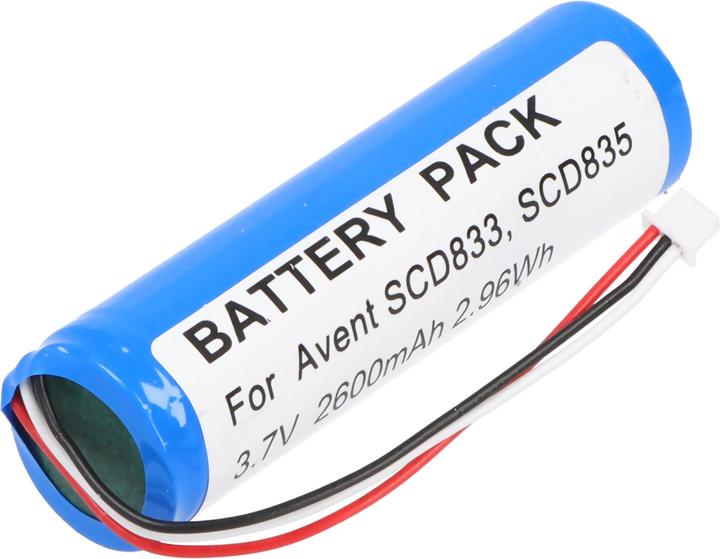 Produktbild AccuCell Akku passend für Philips Avent SCD833, SCD835, Li-ion, 3,7V, 2600mAh, 9,6Wh