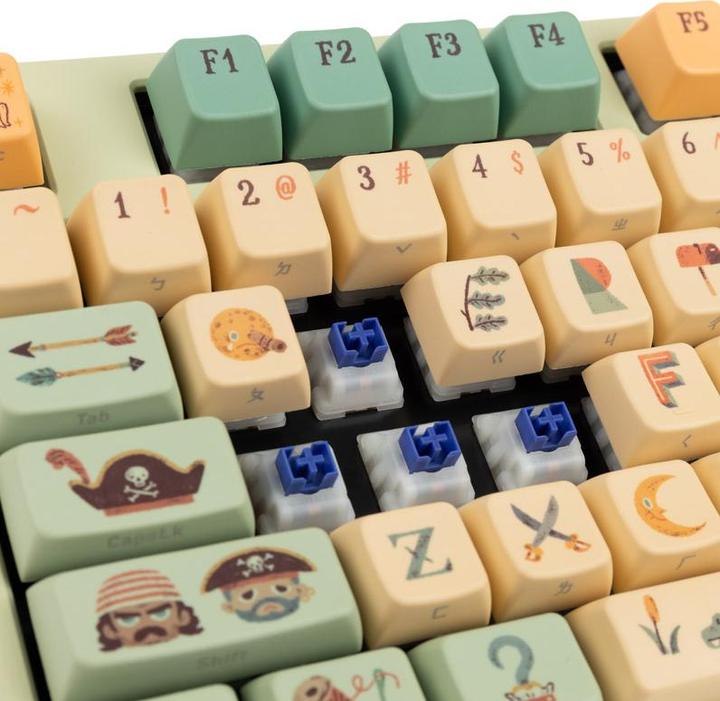 Actual product image Ducky Dimanche One 2 Pro Peter Pan, gaming toetsenbord (US, Cable)