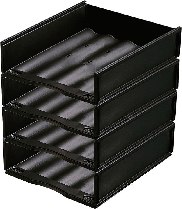 Image du produit Paperflow Corbeille à courrier, DIN A4, plastique, 4 pièces (A4)
