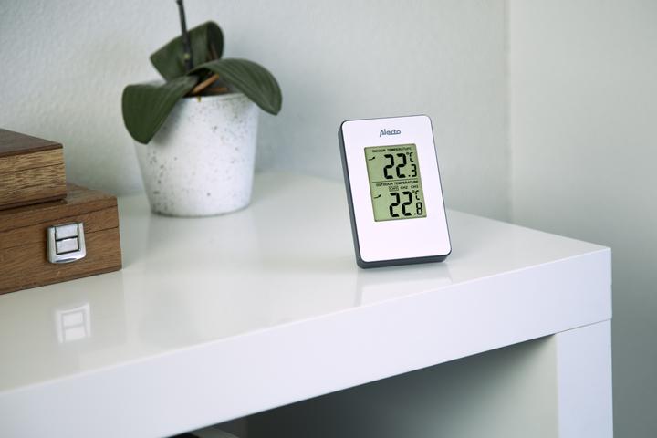 Image du produit Alecto WS-1050 Station météo avec capteur extérieur (Blanc)