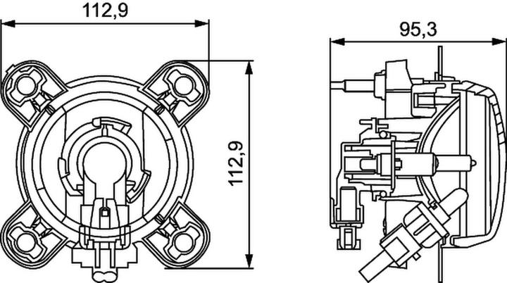 Immagine prodotto Hella 24x fari principali 1K0 257 043-517 (T4W)