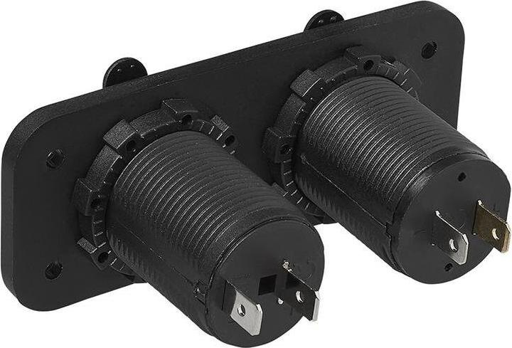 Image du produit ProPlus Kit d'installation : prise DIN + double prise USB 2x2100mA sous blister