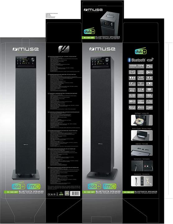 Actual product image Muse M-1380 DBT (DAB+, PLL, FM, Bluetooth)