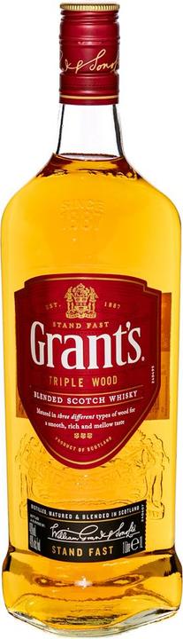 Actual product image Grant's Triple Wood Scotch Whisky (Scotch whisky)