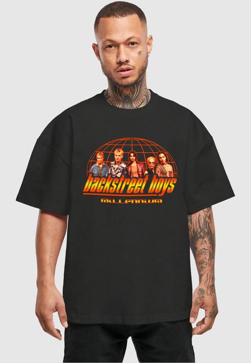 Immagine prodotto Merchcode Backstreet Boys - Maglietta Millenium Globe Ultra Heavy Cotton Box - 114627 (L)
