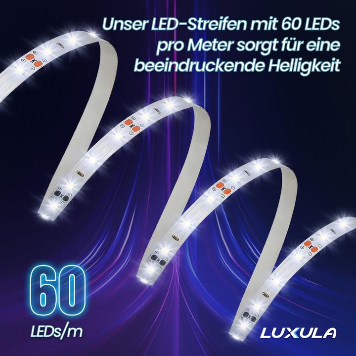 Actual product image Luxula LED strips (Warm white, 500 cm, Indoor)