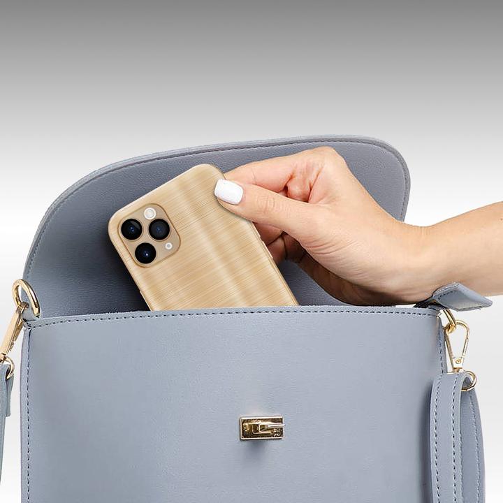 Produktbild Cadorabo Hülle für Apple iPhone 11 PRO im TPU Brushed Kameraschutz LM160 Style (Apple iPhone 11 Pro)