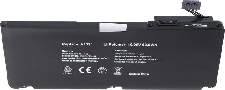 Image du produit AccuCell Akku passend für den Apple Akku A1331, A1342 Akku MacBook Pro 17 (6 cellules, 5800 mAh)
