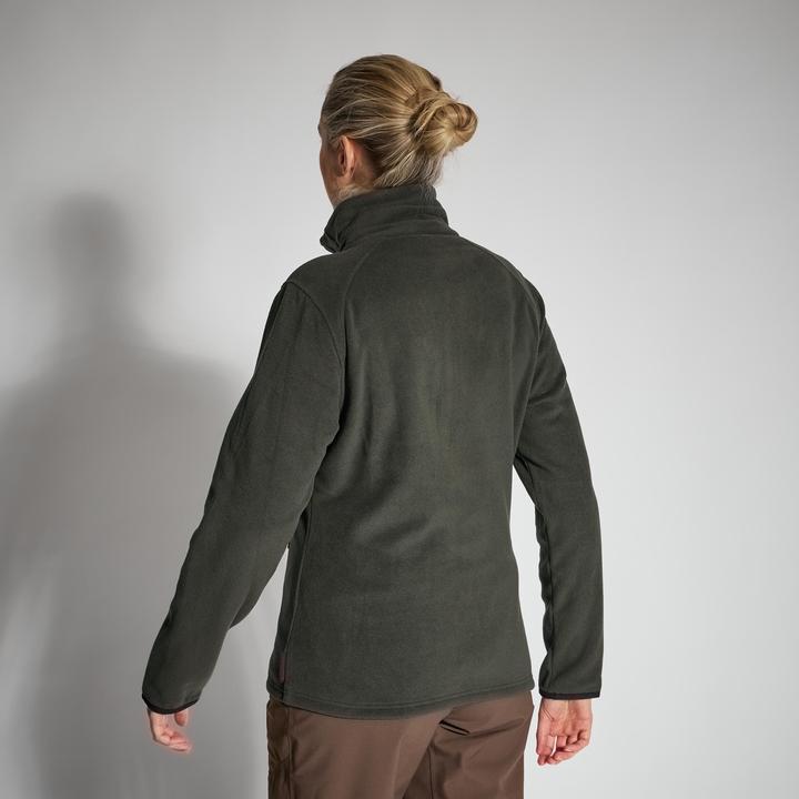 Actual product image Solognac Fleecejacke 500 Damen grün (40)
