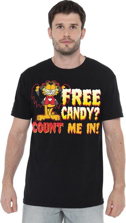 Actual product image Garfield Mens Count Me In T-Shirt (4XL)
