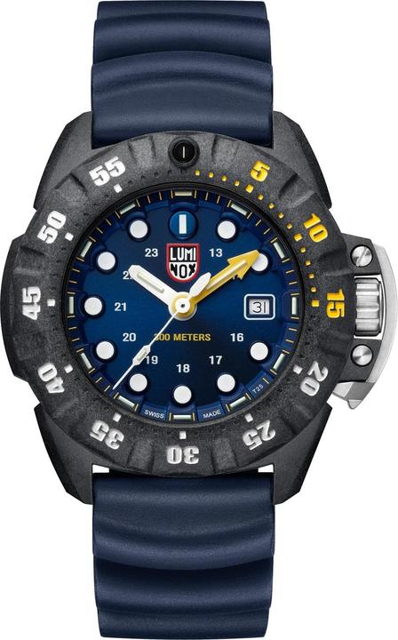 Luminox Scott Cassell Deep Dive Carbon Blau (Analoguhr, 45 mm)