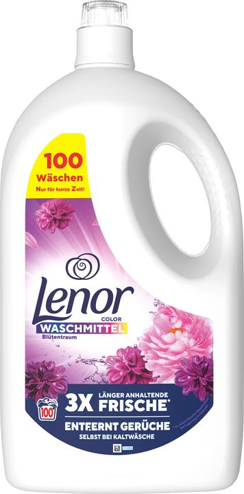 Actual product image Lenor Amethyst Blütentraum (100 Washing cycles, Liquid detergent)