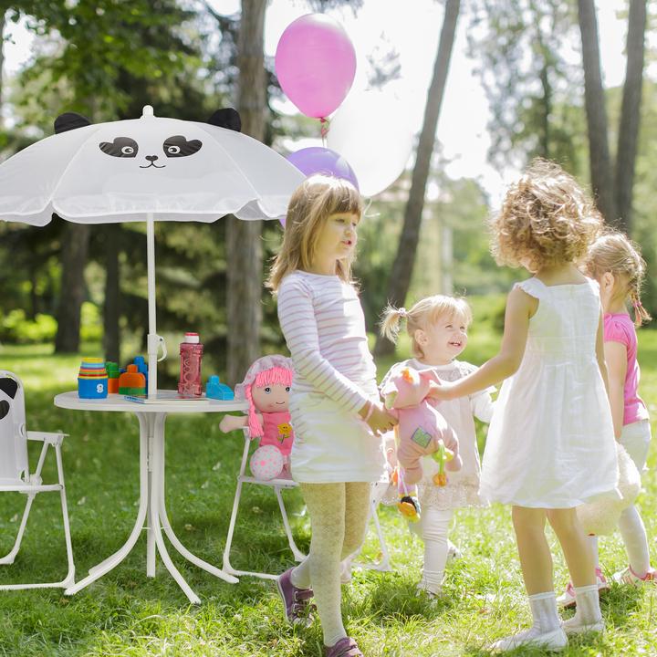 Actual product image Relaxdays Kid?s Furniture Set, Folding Chairs & Table