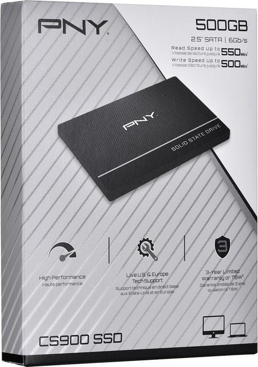 Immagine prodotto PNY CS900 (500 GB, 2.5")