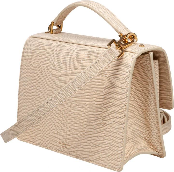 Actual product image Golden Goose bag venezia tejus i leather with python pattern color vanilla