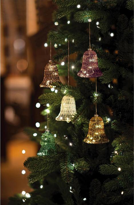 Immagine prodotto Sirius Pupazzo di Natale Luna Bell, Ø 9 cm, Bordeaux (1 -parte)