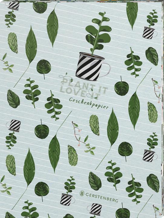 Produktbild Plant it - Love it! Geschenkpapier-Heft Motiv Pflanzenkinder (Geschenkpapier)