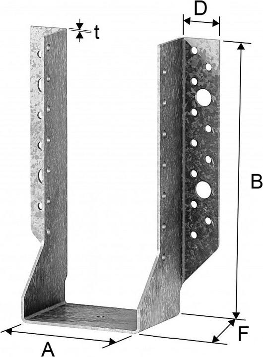 Actual product image Simpson Sst Beam shoes SIMPSON BSNN (Joist hanger, 1 pcs.)