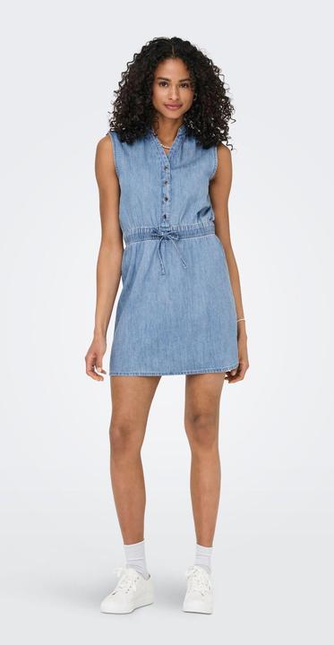 Produktbild Only Normal geschnitten V-Ausschnitt Midikleid Jeanskleid (XL)