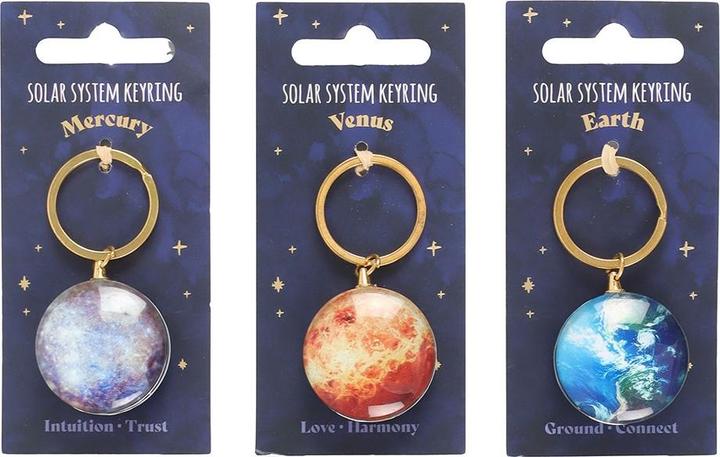 Actual product image Something Different Solar System Keyring Set (Pack of 9)
